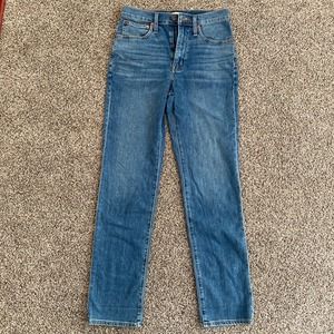 Madewell High Rise Slim BoyJean - Size 25